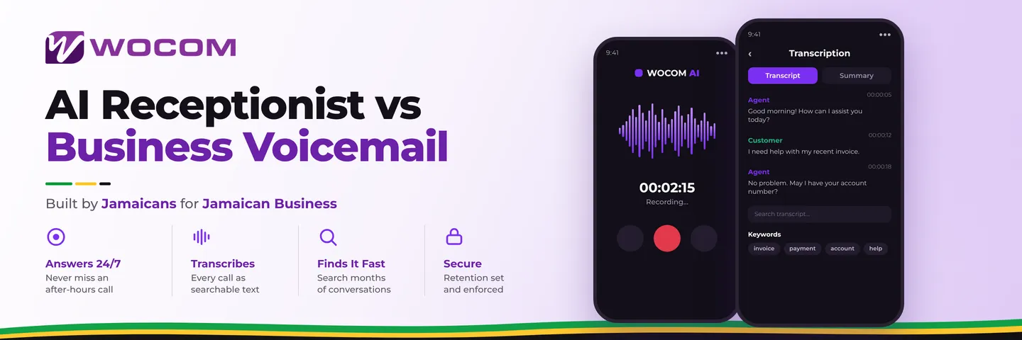 AI Receptionist vs Business Voicemail Jamaica: Why Businesses Are Ditching the Beep