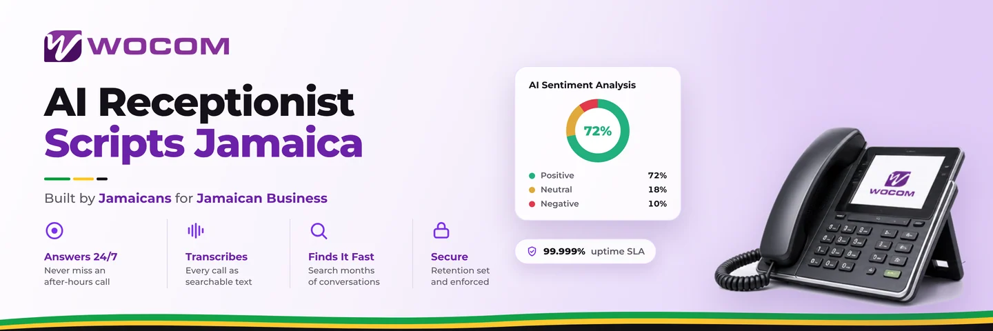 AI Receptionist Scripts Jamaica: How to Write a Greeting That Converts Callers Into Customers