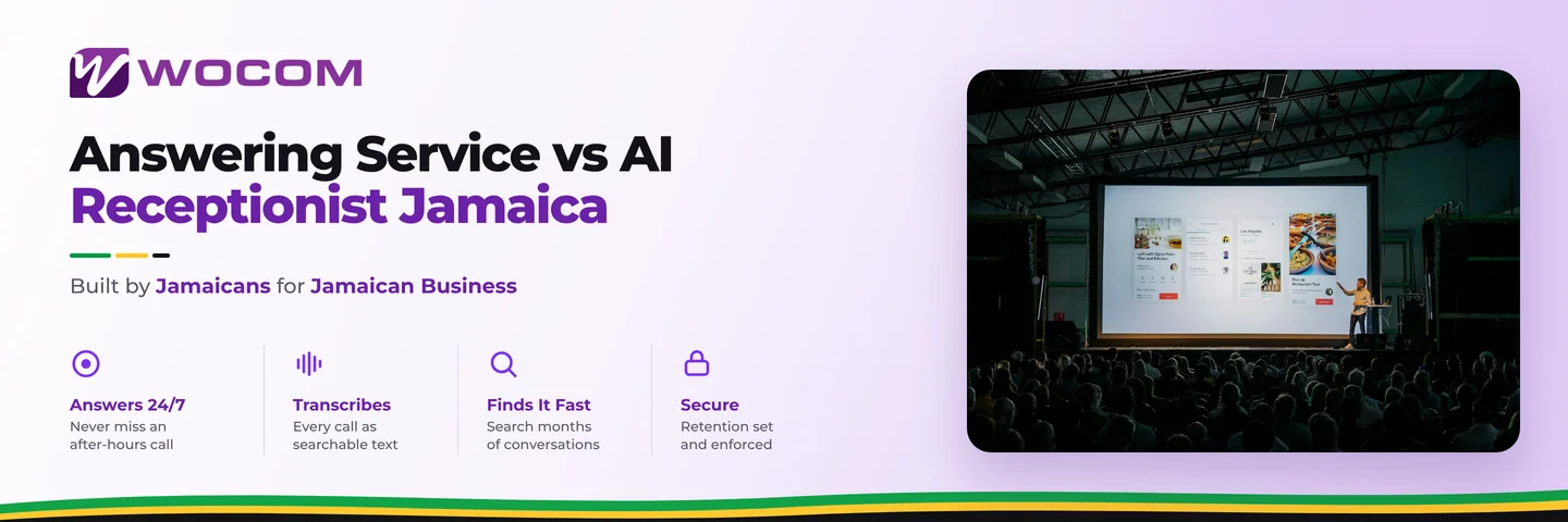 Answering Service vs AI Receptionist Jamaica: Which Is Right for Your Business