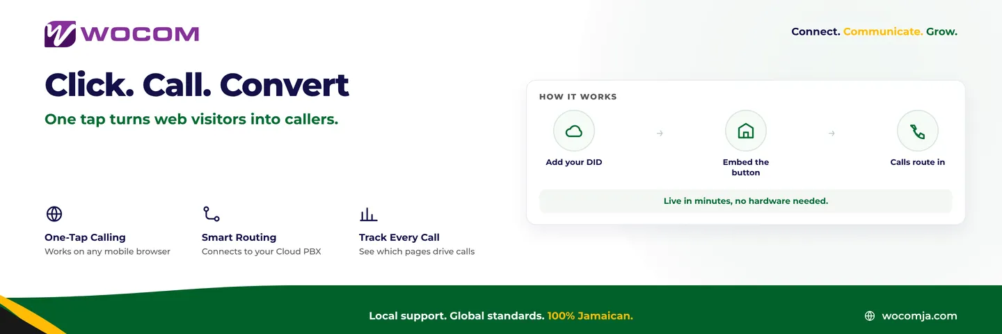Click-to-Call Button for Your Jamaica Business Website: Setup Guide 2026