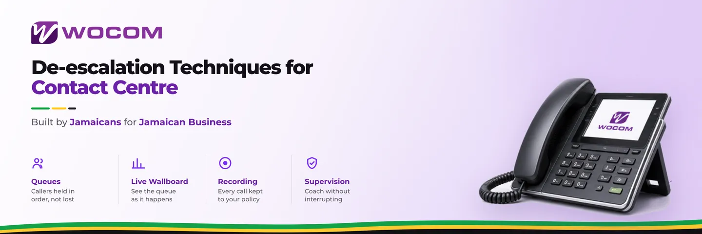 De-escalation Techniques for Contact Centre Agents Jamaica: Turn Angry Callers into Loyal Customers