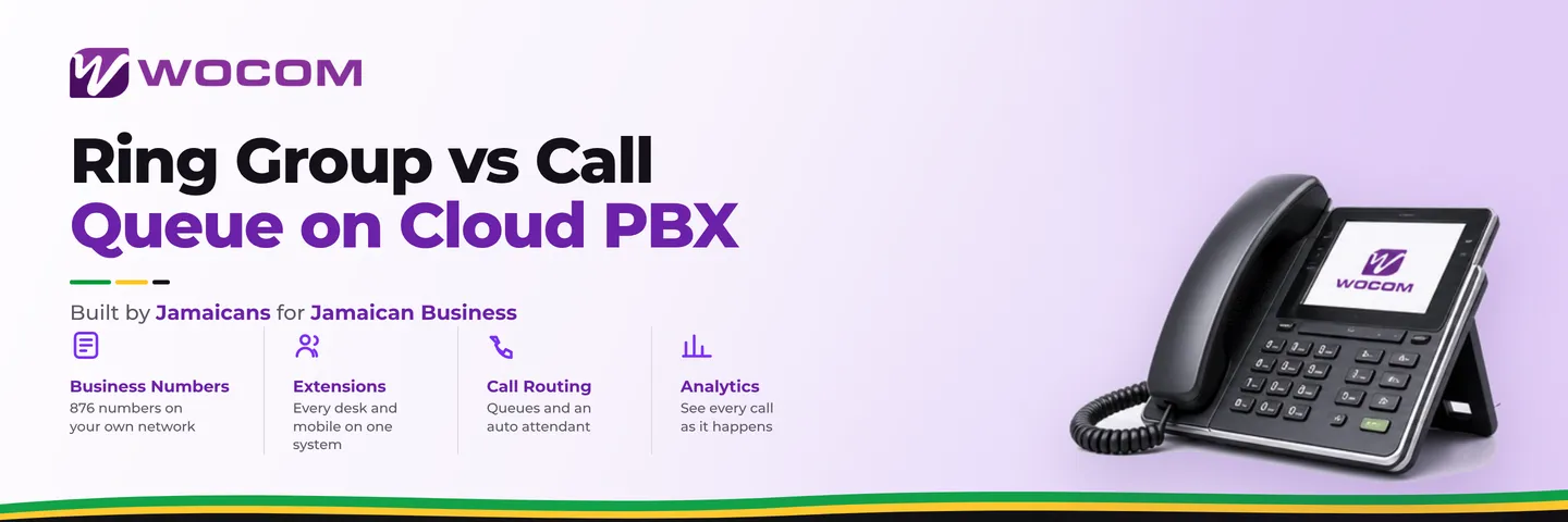Ring Group vs Call Queue on Cloud PBX: Which Is Right for Your Jamaica Business?