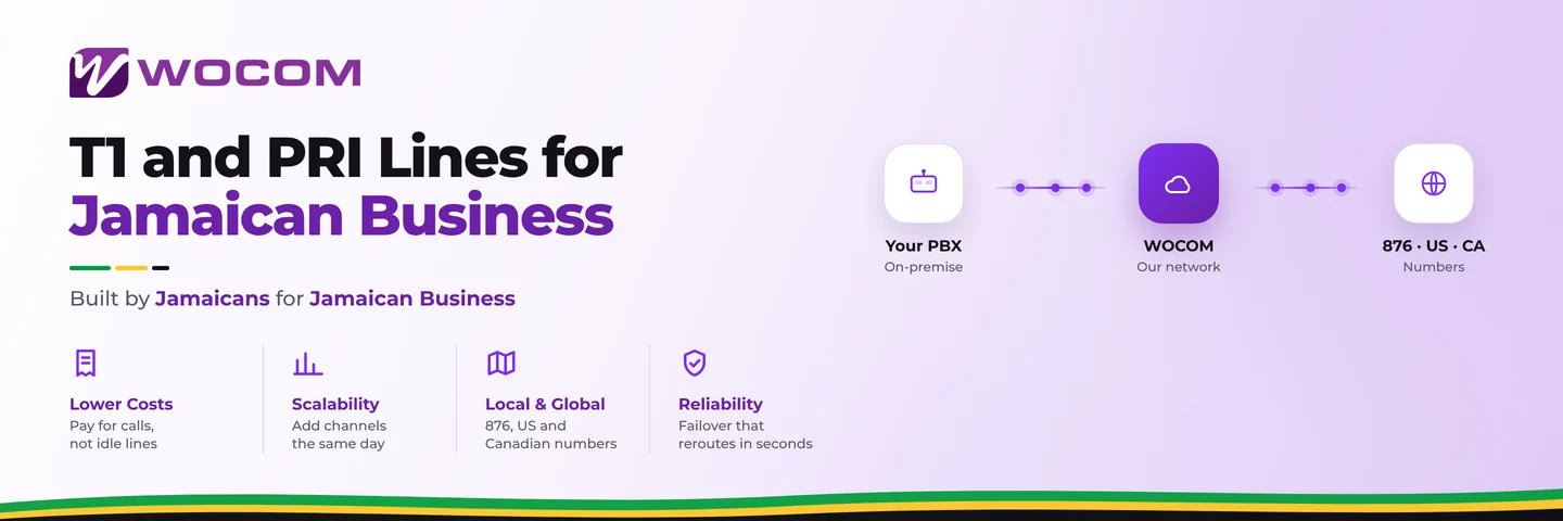 T1 and PRI Lines for Jamaican Business: Keeping Your TDM Phone System Connected