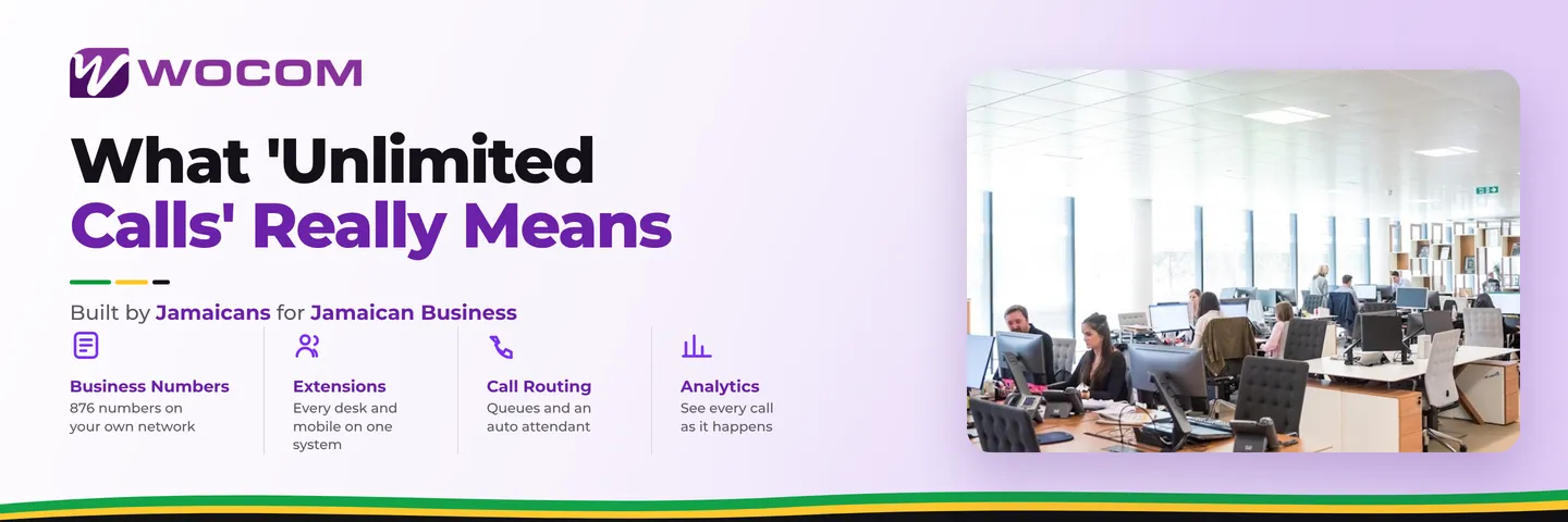 What 'Unlimited Calls' Really Means in a Jamaica Business Phone Contract