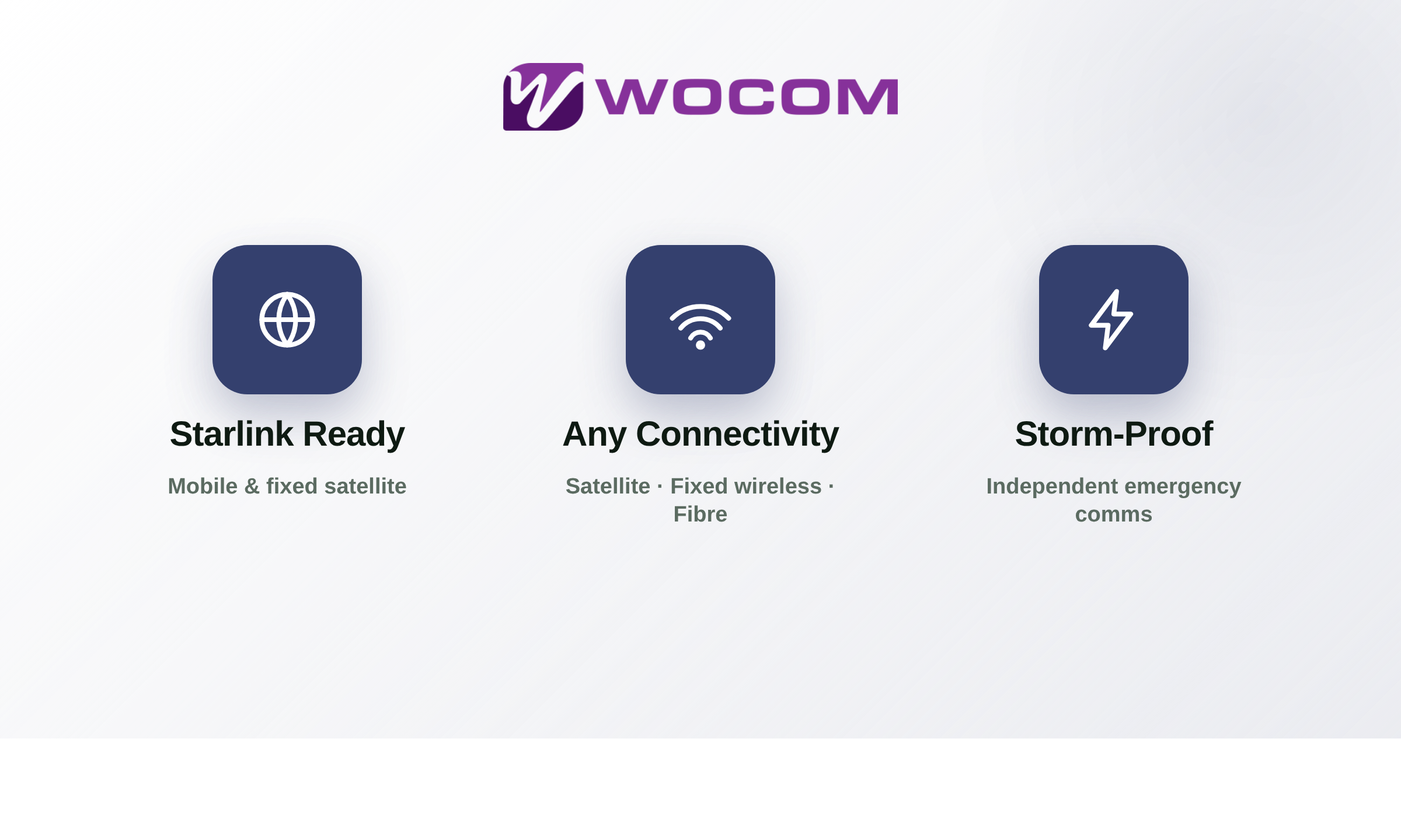 JCAA WOCOM emergency communications over Starlink