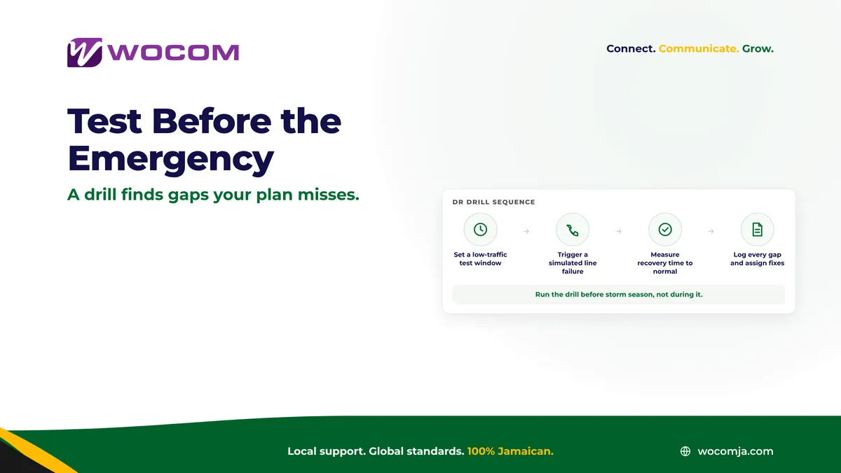 Business Phone Disaster Recovery Drill Jamaica: How to Test Your Failover Before Hurricane Season