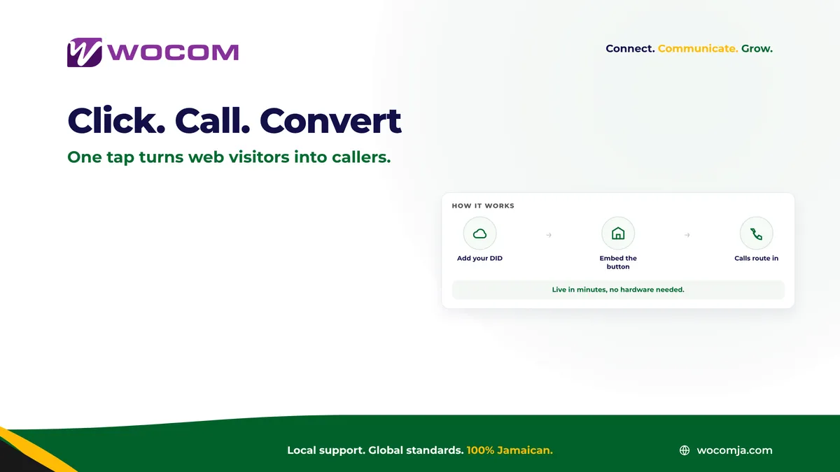 Click-to-Call Button for Your Jamaica Business Website: Setup Guide 2026