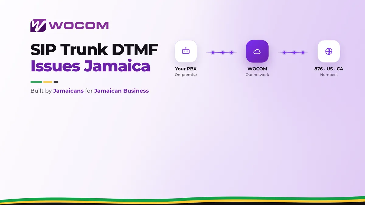 SIP Trunk DTMF Issues Jamaica: Why Your IVR Isn't Recognising Caller Key Presses